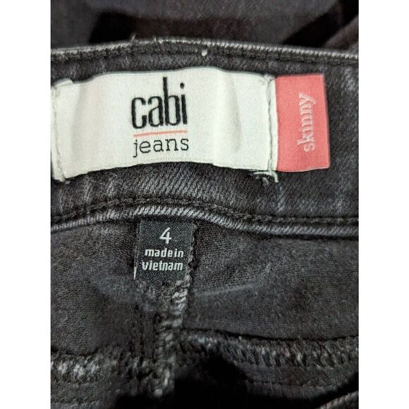 Cabi Women's 4 Black Skinny Jeans - Picture 2 of 8